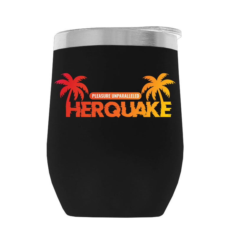 Herquake-Palm001 12oz WINE TUMBLER
