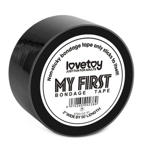 MY FIRST NON STICKY BONDAGE TAPE