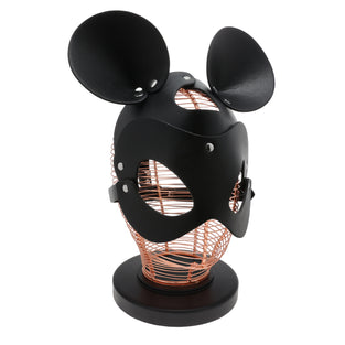 UNTAMED ADJUSTABLE MOUSE MASK - BLACK