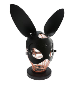 UNTAMED ADJUSTABLE RABBIT MASK - BLACK
