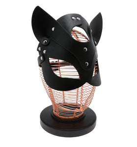 UNTAMED ADJUSTABLE CAT MASK - BLACK
