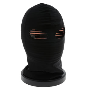 UNTAMED BLACK SPANDEX HOOD