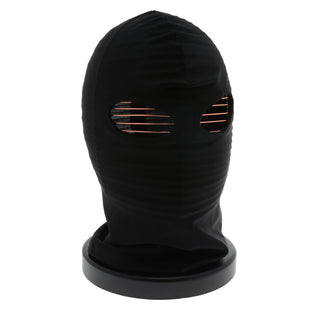 UNTAMED BLACK SPANDEX HOOD