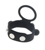 EFFECTIVE BEHAVIOR BLACK SILICONE C-RING W/ BALL STRETCHER RING