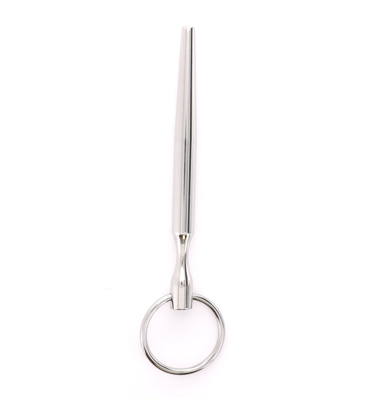 URETHRAL STAINLESS SOLID 5IN WITH INTERCHANGEABLE STAINLESS GLAN RINGS