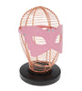 SEXCAPADES PINK FAUX LEATHER BUTTERFLY MASK