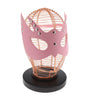 SEXCAPADES FAUX LEATHER STUDDED OWL MASK W/ EARS