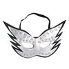SEXCAPADES BLACK/SILVER CAT MAST W/RIVETS