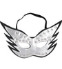 SEXCAPADES BLACK/SILVER CAT MAST W/RIVETS