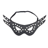 SEXCAPADES BLACK DEVIL MASK W/RIVETS