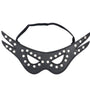 SEXCAPADES BLACK DEVIL MASK W/RIVETS