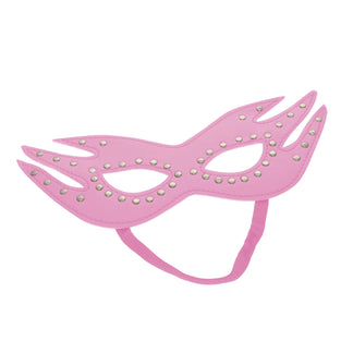 SEXCAPADES PINK CAT MASK W,RIVETS