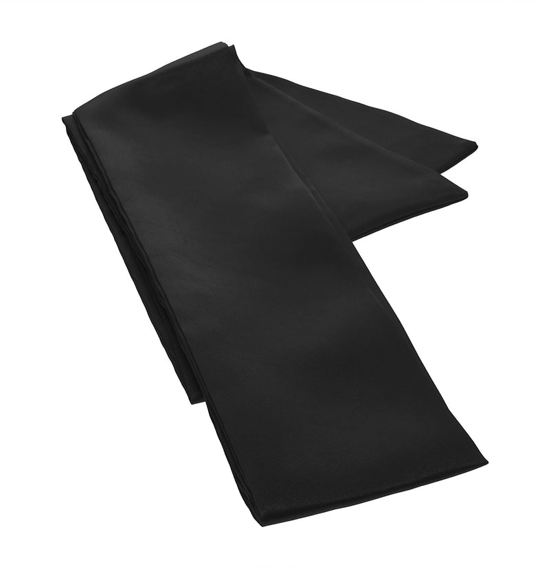 SEXCAPADES SATIN PLEASURE SCARF - BLACK