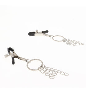 EFFECTIVE BEHAVIOR ADJUSTABLE NIPPLE CLAMPS W/ RING AND CHAIN