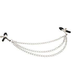 EFFECTIVE BEHAVIOR TRIPLE METAL CHAIN ADJUSTABLE NIPPLE CLAMPS