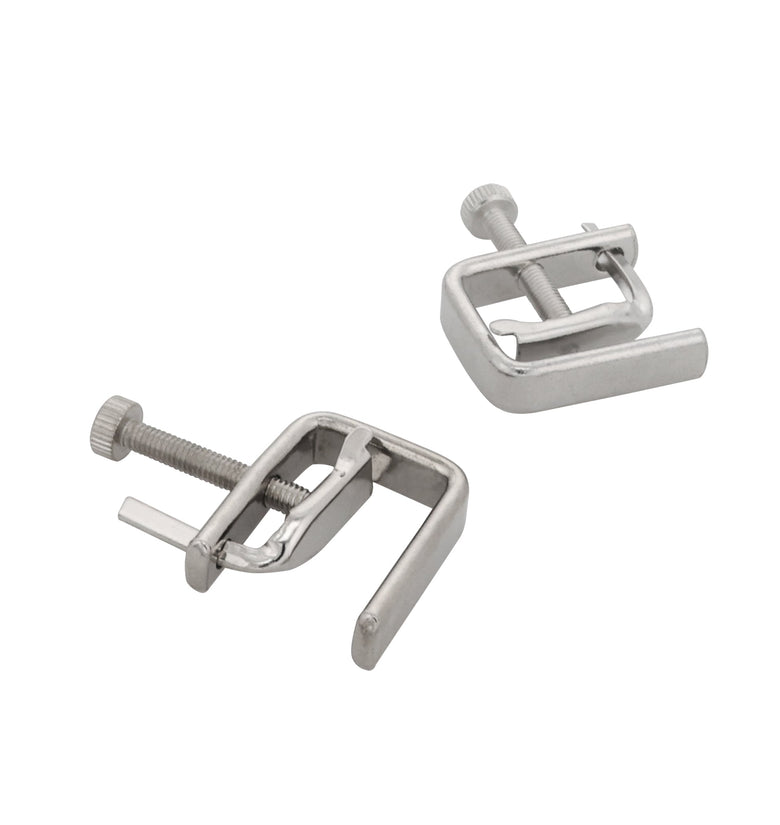 EROGENOUS ZONE SILVER METAL NIPPLE VISE SMALL