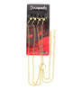 SEXCAPADES BODY CHAIN/NIPPLE AND LABIA CLAMPS - GOLD