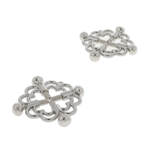 EROGENOUS ZONE FLOWER 4-WAY ADJUSTABLE NIPPLE CLAMPS