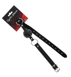 BALL GAG BLACK PU BEGINNERS