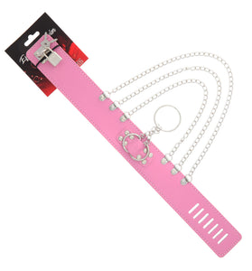 COLLAR W/HANGING CHAINS-LOCK