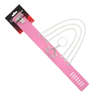 COLLAR W/HANGING CHAINS-LOCK