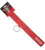COLLAR RED CIRCLE RIVIT-SPIKE RIVIT