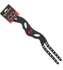 PVC Black Collar with Red Throat Guard