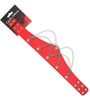 COLLAR RED W/HANGING CHAINS
