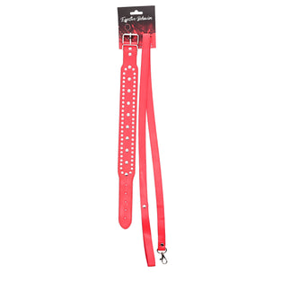 EFECTIVE BEHAVIOR FAUX LEATHER COLLAR/LEASH
