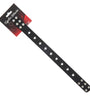 COLLAR BLACK PVC with METAL STUDS