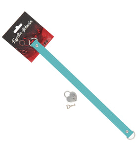 PVC Collar with Heart Lock