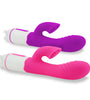 Bendable Rabbit Vibrator with Clitoral Licking - Beach Babe