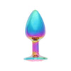 MULTICOLOR ALLOY SMALL PLUG/PINK JEWEL