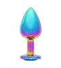BOTTOM JEWELS MULTICOLOR ALLOY W/ BLUE JEWEL MEDIUM PLUG