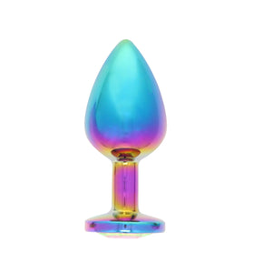 BOTTOM JEWELS MULTICOLOR ALLOY W/ PURPLE JEWEL MEDIUM PLUG