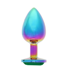 BOTTOM JEWELS MULTICOLOR ALLOY W/ GREEN JEWEL LARGE PLUG