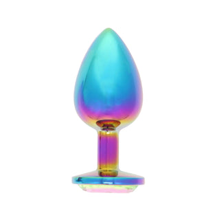 MULTICOLOR ALLOY LARGE PLUG/RAINBOW JEWEL