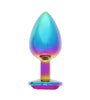 BOTTOM JEWELS MULTICOLOR ALLOY W/ PURPLE JEWEL LARGE PLUG