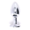 BJ STAINLESS STEEL PLUG SMALL - CLEAR