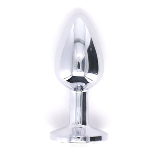 BJ STAINLESS STEEL PLUG SMALL - CLEAR