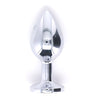 BJ STAINLESS STEEL PLUG MED - CLEAR