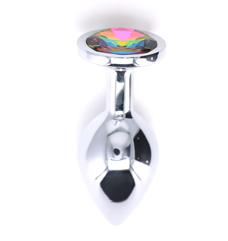 BJ STAINLESS STEEL PLUG MED - RAINBOW