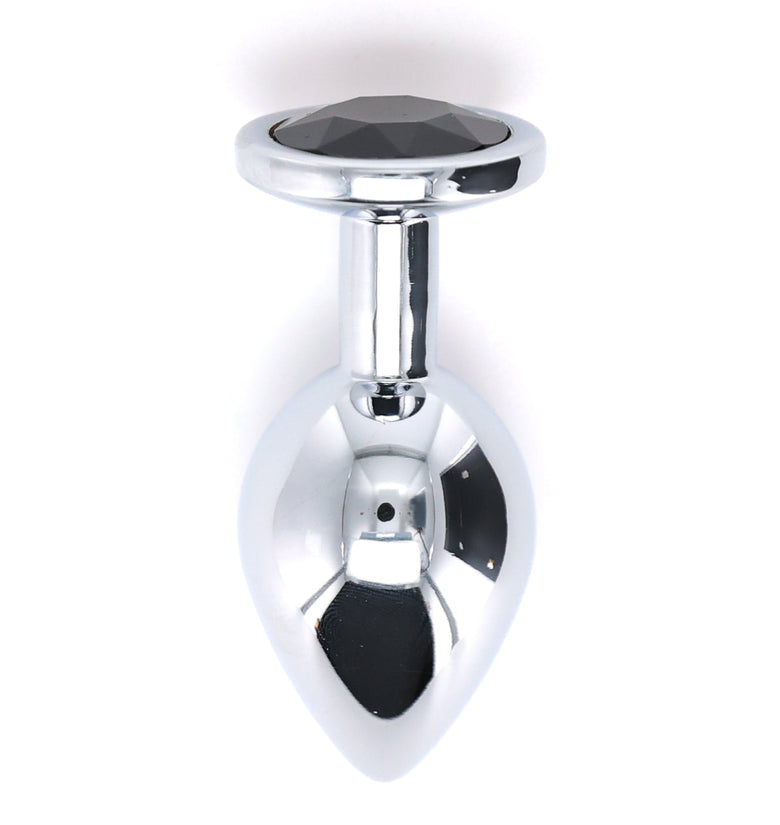 BJ STAINLESS STEEL PLUG MED - BLACK