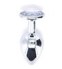 BJ STAINLESS STEEL PLUG LRG - CLEAR