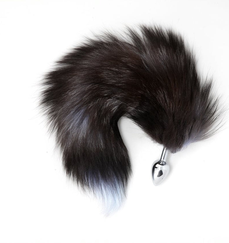 FOX TAIL BLACK/GRAY