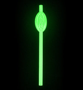 GITD PUSSY STRAWS-PACK OF 9