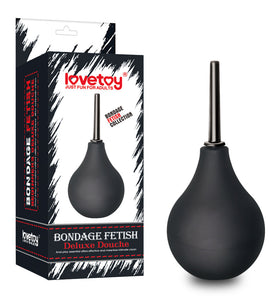 BONDAGE FETISH DELUXE TEARDROP DOUCHE BLACK