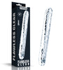12" FLAWLESS CLEAR DOUBLE DILDO