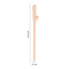 JOKES AND PARTIES WILLY STRAWS WHITE 9PK