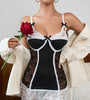 SI BABYDOLL, G STRING, & LEG GARTER SET MAID
